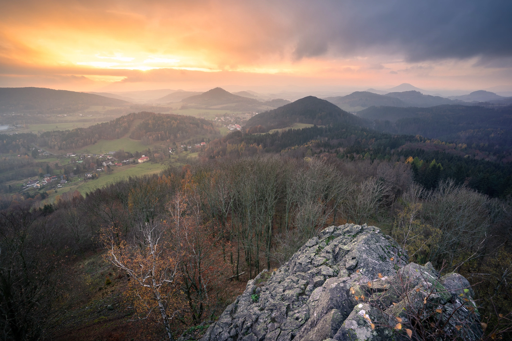 Lužické hory - sopouchy dávných sopek